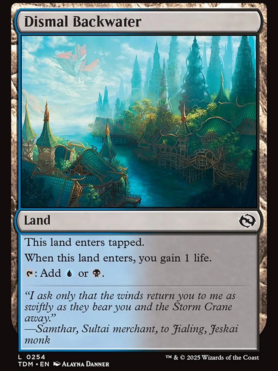 Dismal Backwater (Tarkir: Dragonstorm) 1