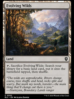 Evolving Wilds (Bloomburrow Commander)