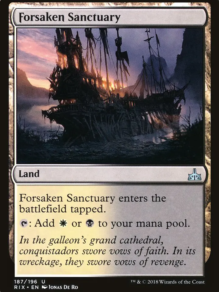 Forsaken Sanctuary (Rivals of Ixalan) 1