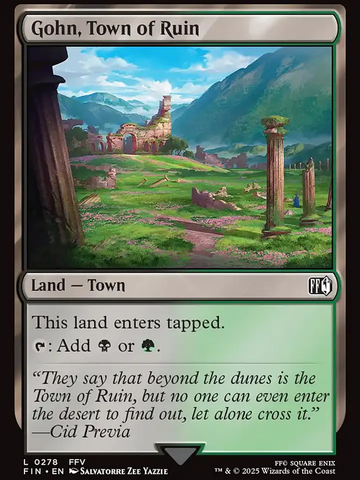 Gohn, Town of Ruin (Final Fantasy) 1