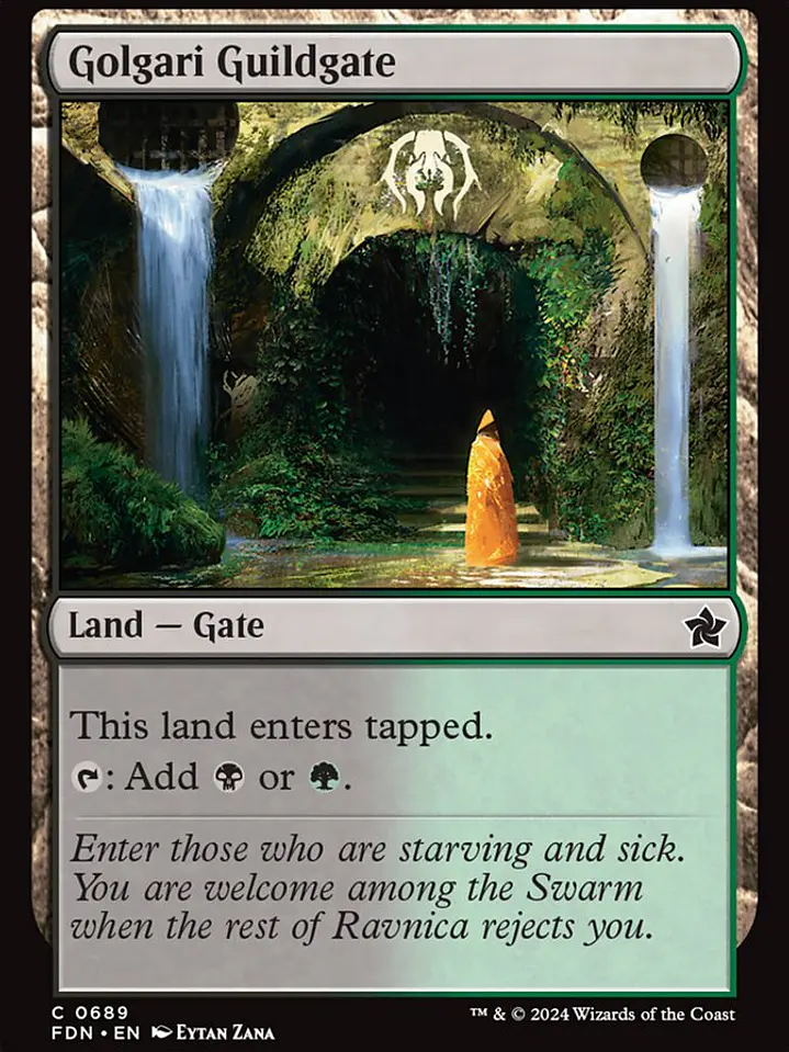 Golgari Guildgate (Foundations) 1