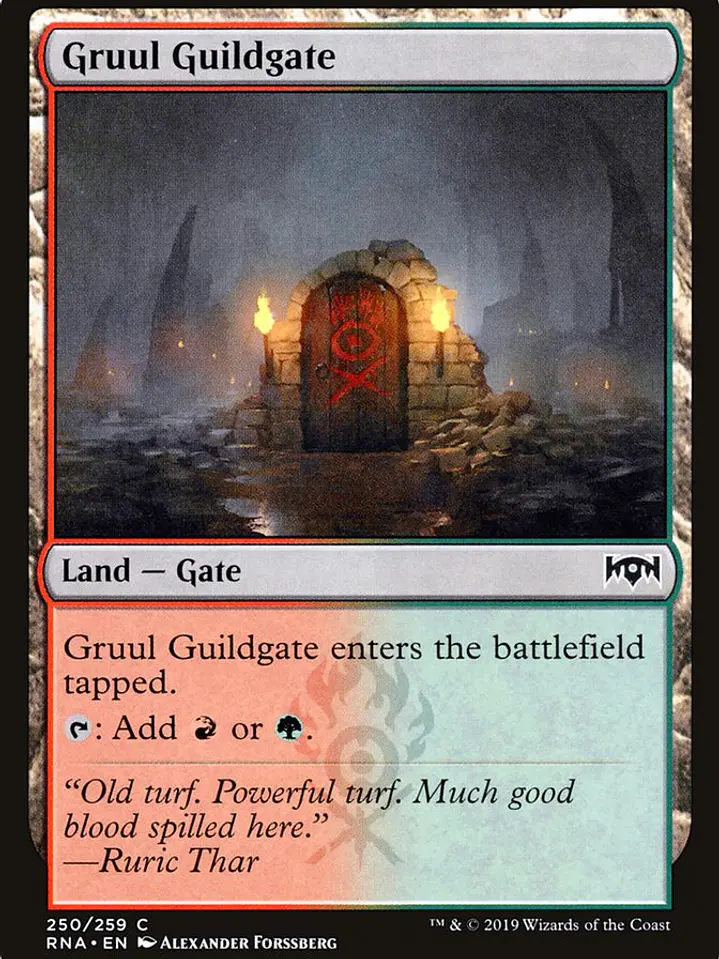 Gruul Guildgate (Ravnica Allegiance) 1