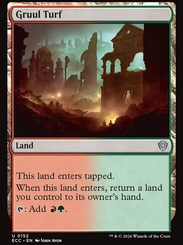Gruul Turf (Lorwyn Eclipsed Commander) 1