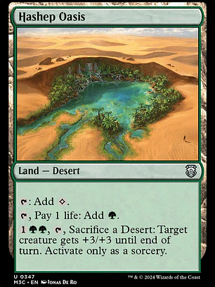 Hashep Oasis (Modern Horizons 3 Commander)