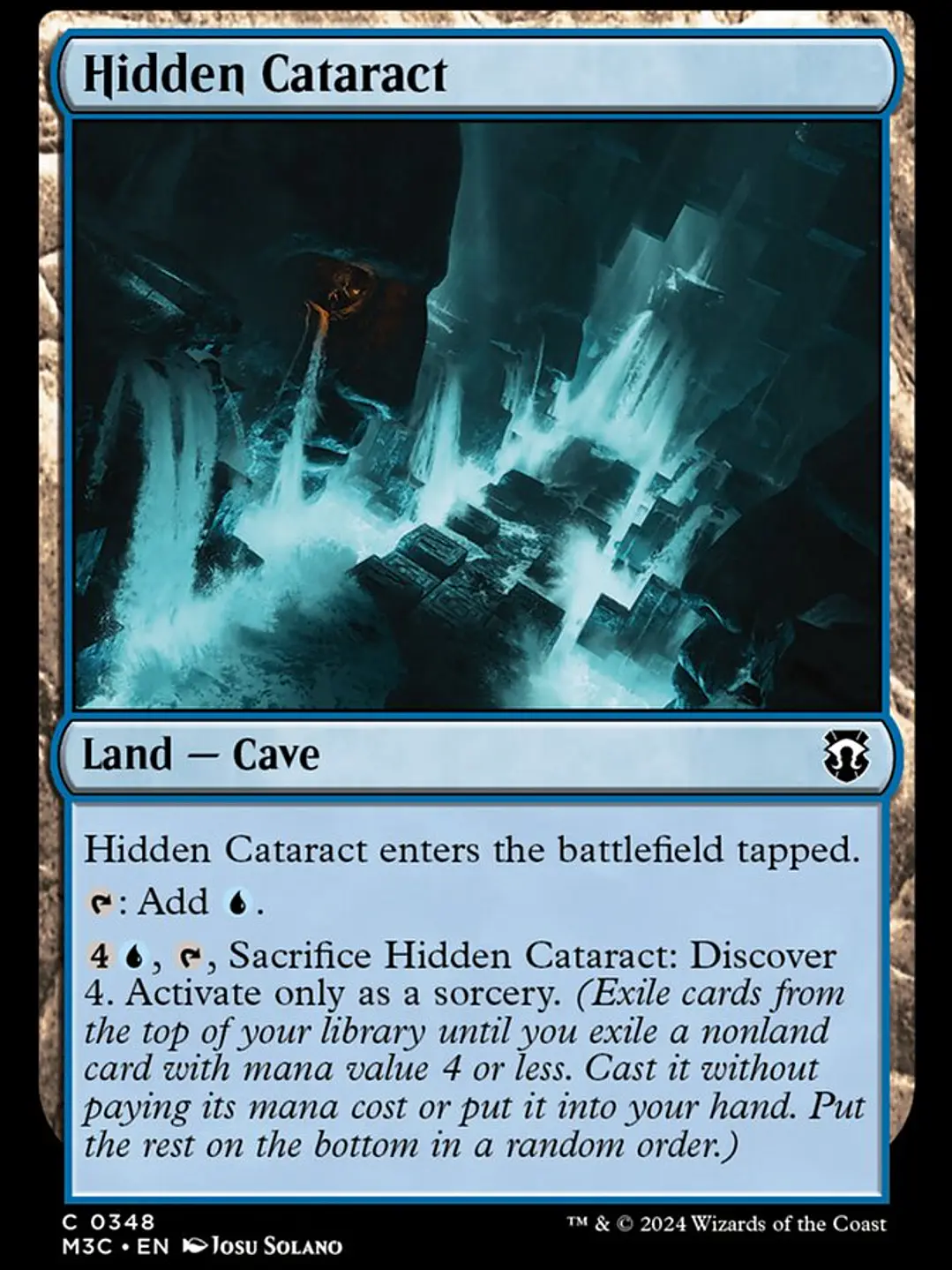 Hidden Cataract (Modern Horizons 3 Commander) 1