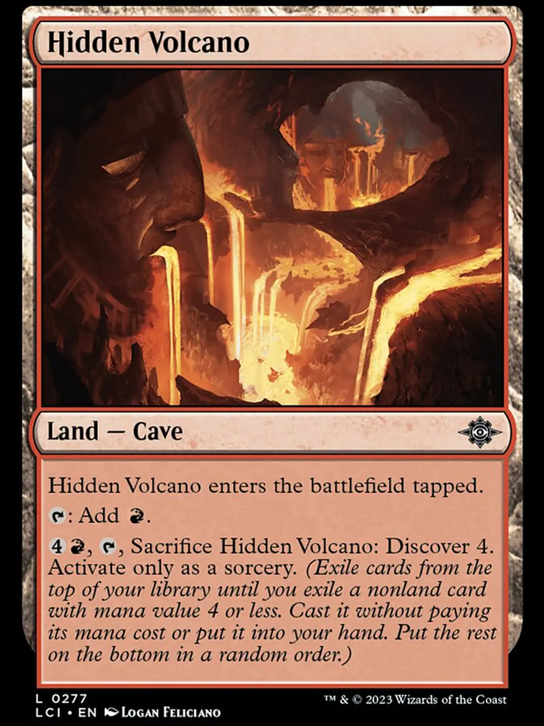 Hidden Volcano (The Lost Caverns of Ixalan) 1