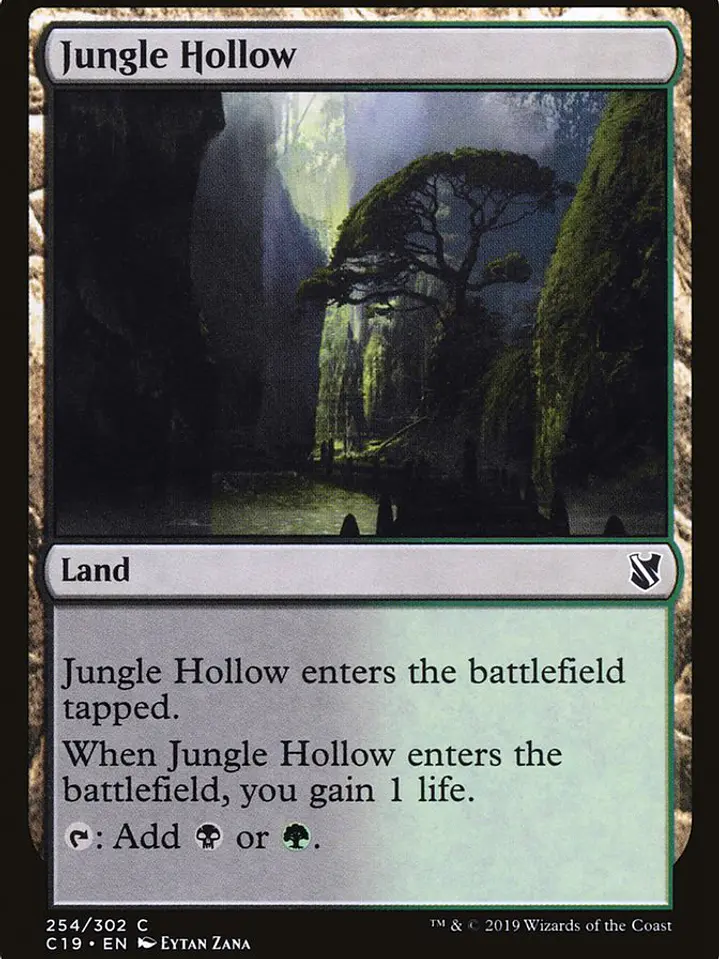 Jungle Hollow (Commander 2019) 1