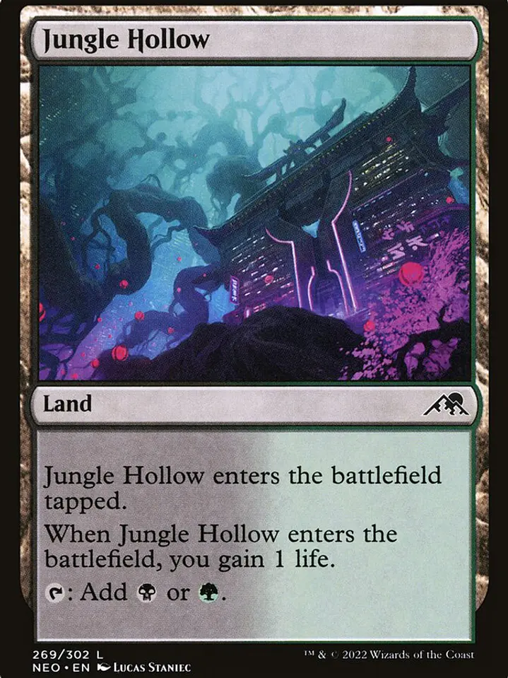 Jungle Hollow (Kamigawa: Neon Dynasty) 1