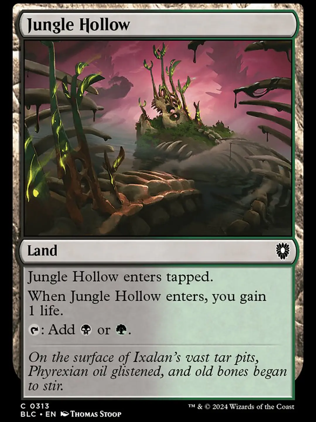 Jungle Hollow (Bloomburrow Commander) 1
