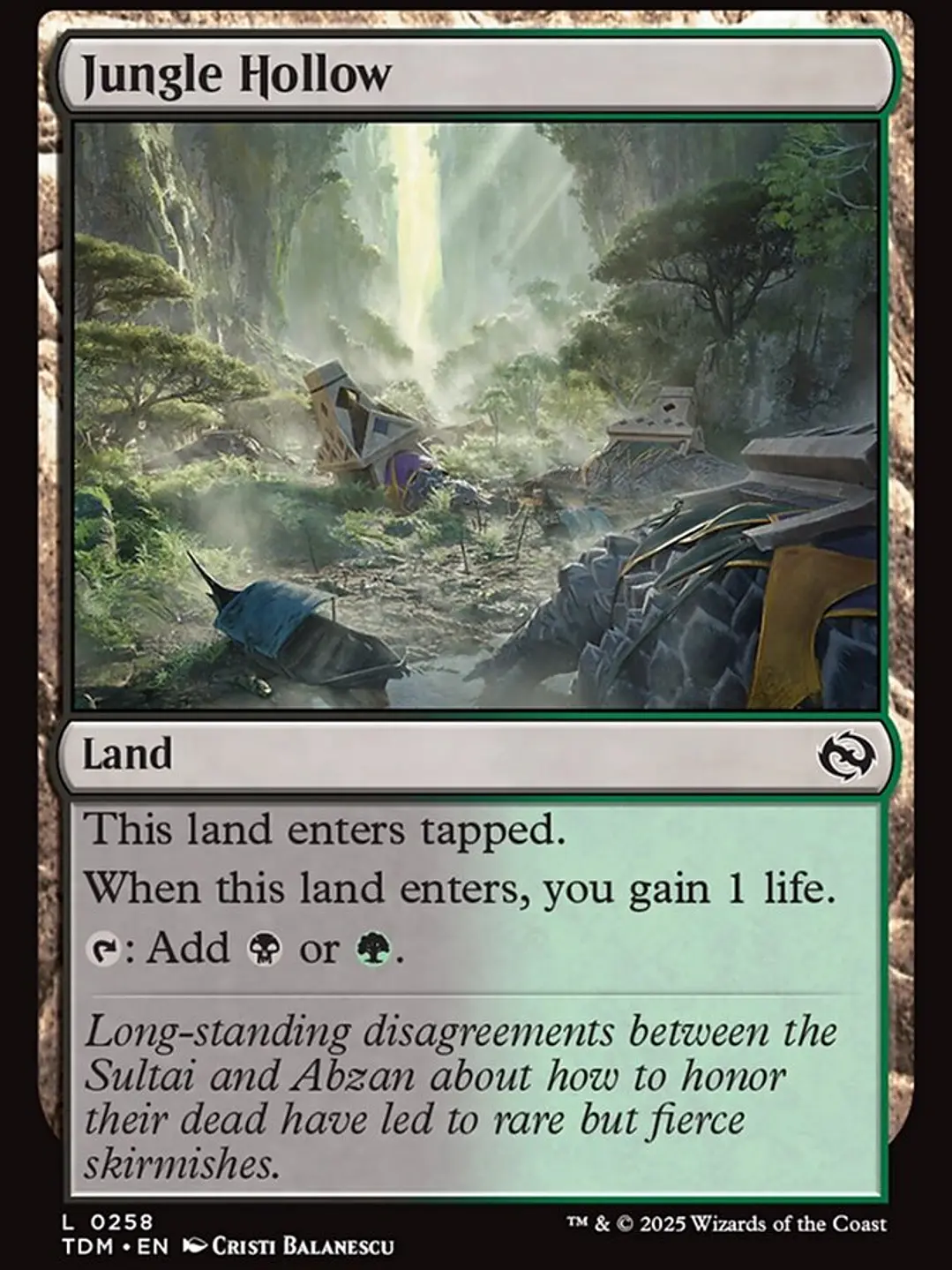 Jungle Hollow (Tarkir: Dragonstorm) 1