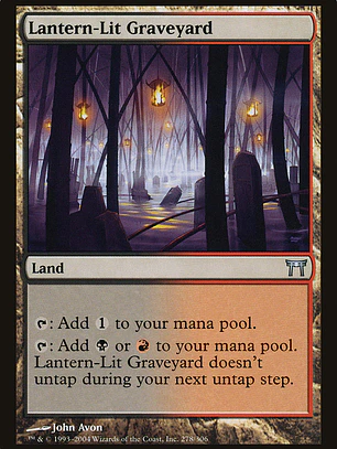 Lantern-Lit Graveyard (Champions of Kamigawa)