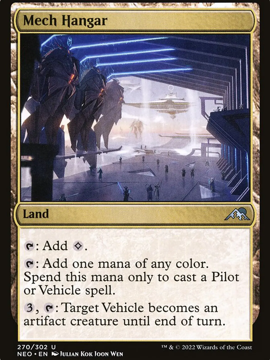 Mech Hangar (Kamigawa: Neon Dynasty) 1