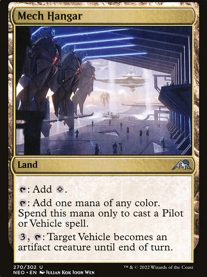 Mech Hangar (Kamigawa: Neon Dynasty) 1
