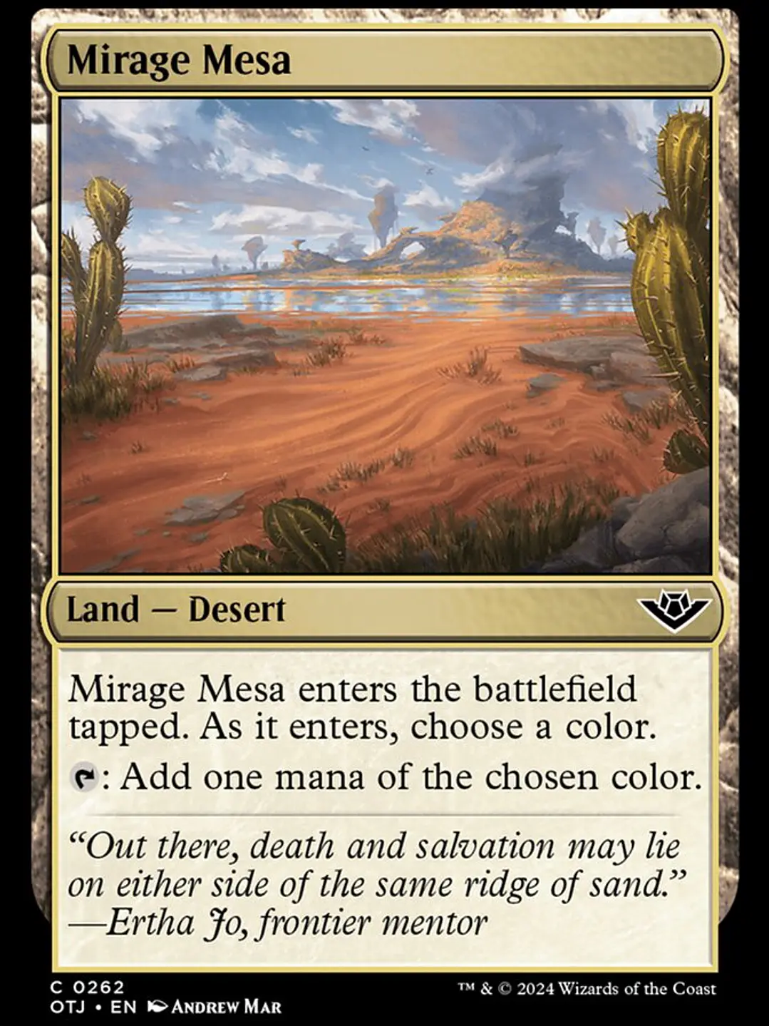 Mirage Mesa (Outlaws of Thunder Junction) 1