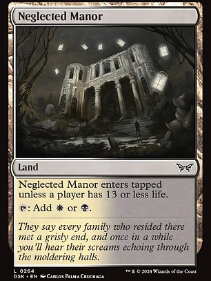 Neglected Manor (Duskmourn: House of Horror)