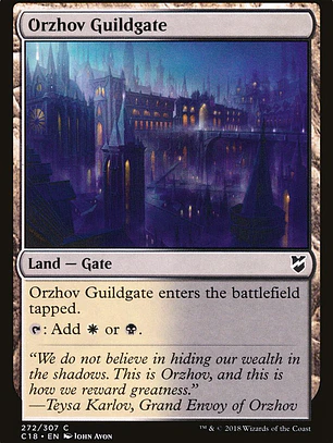 Orzhov Guildgate (Commander 2018)