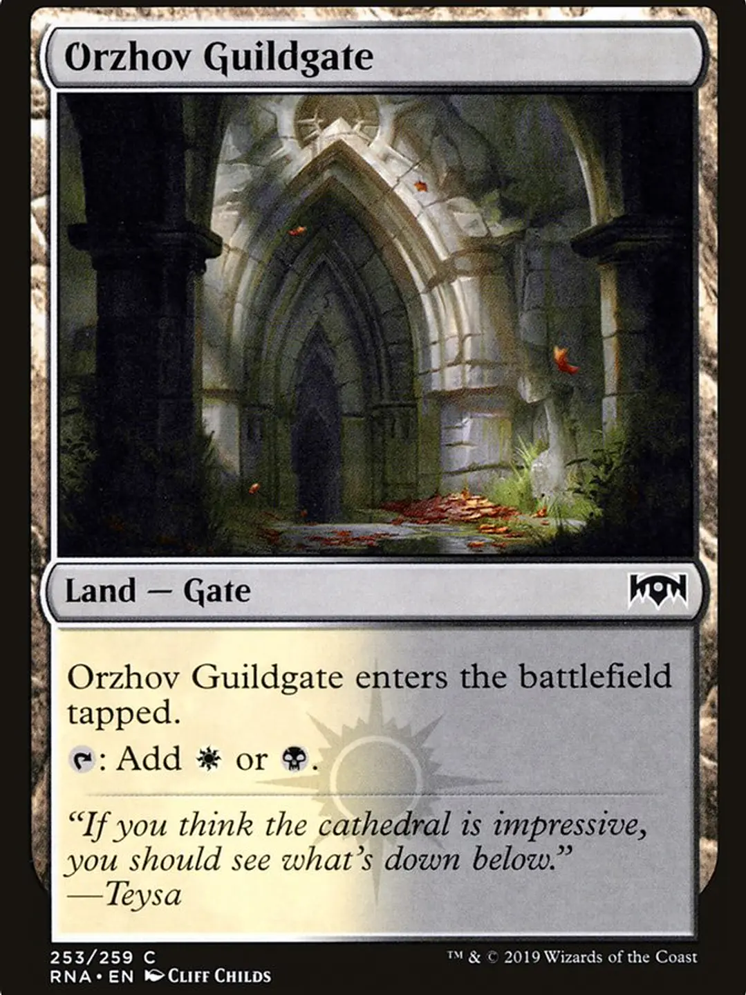 Orzhov Guildgate (Ravnica Allegiance) 1