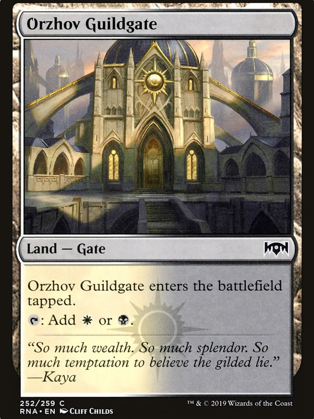 Orzhov Guildgate (Ravnica Allegiance) 1
