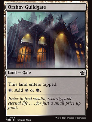 Orzhov Guildgate (Foundations)
