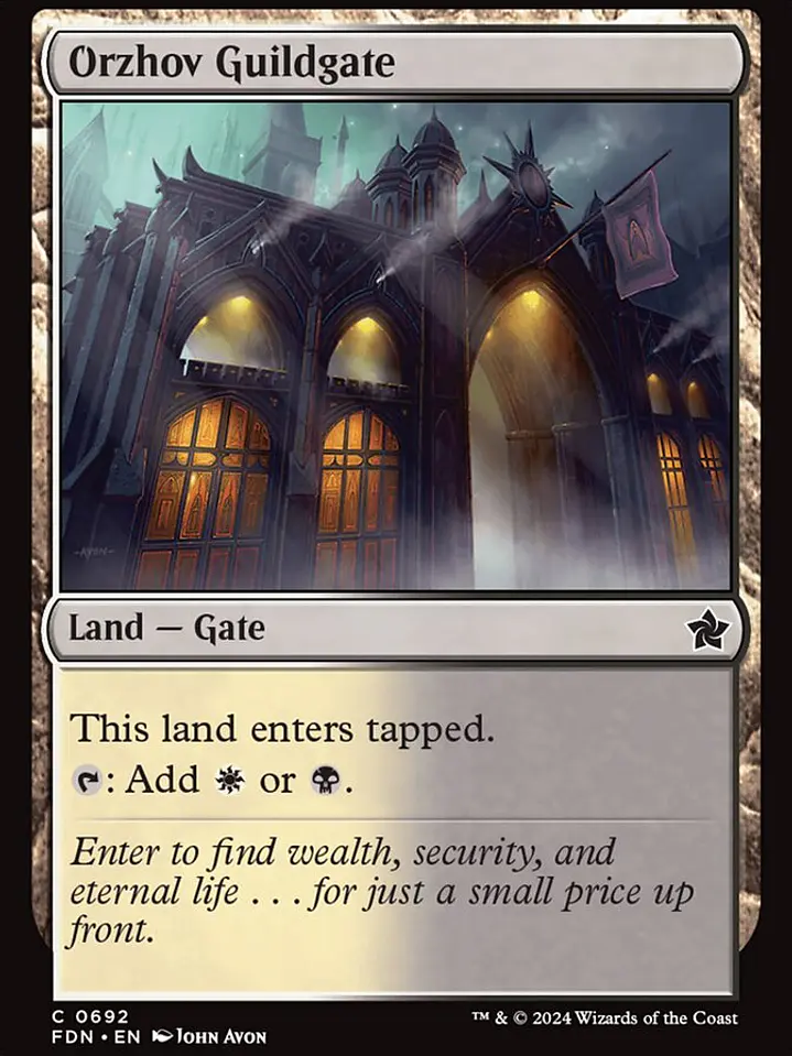 Orzhov Guildgate (Foundations) 1