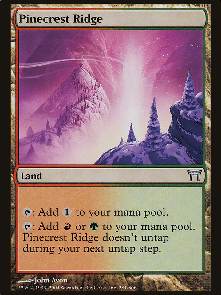 Pinecrest Ridge (Champions of Kamigawa) 1