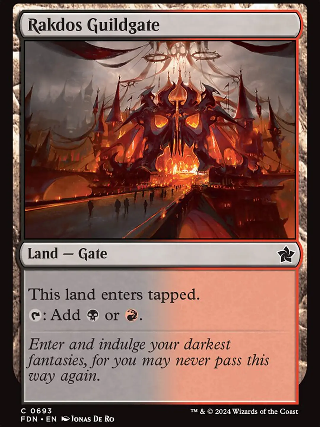 Rakdos Guildgate (Foundations) 1