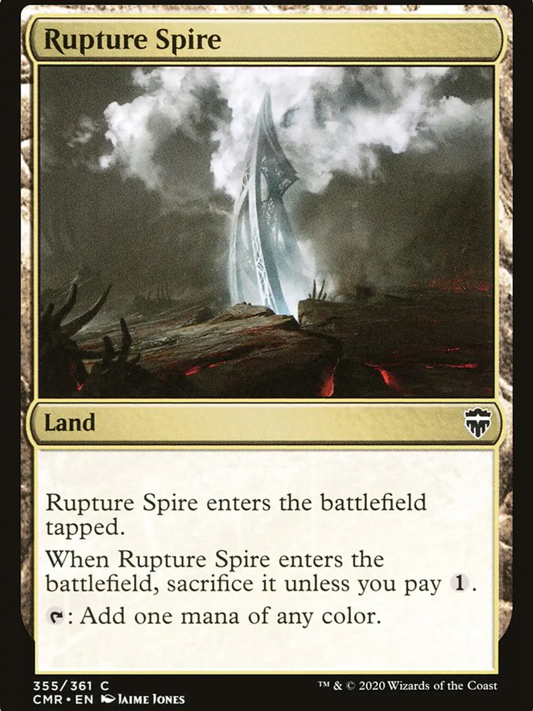 Rupture Spire (Commander Legends) 1
