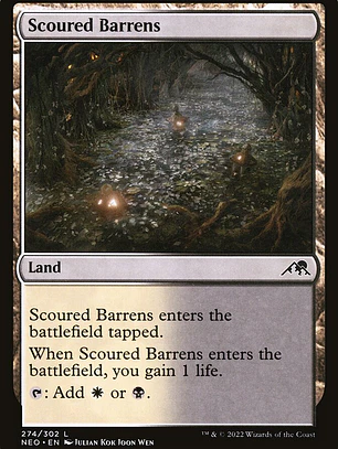 Scoured Barrens (Kamigawa: Neon Dynasty)