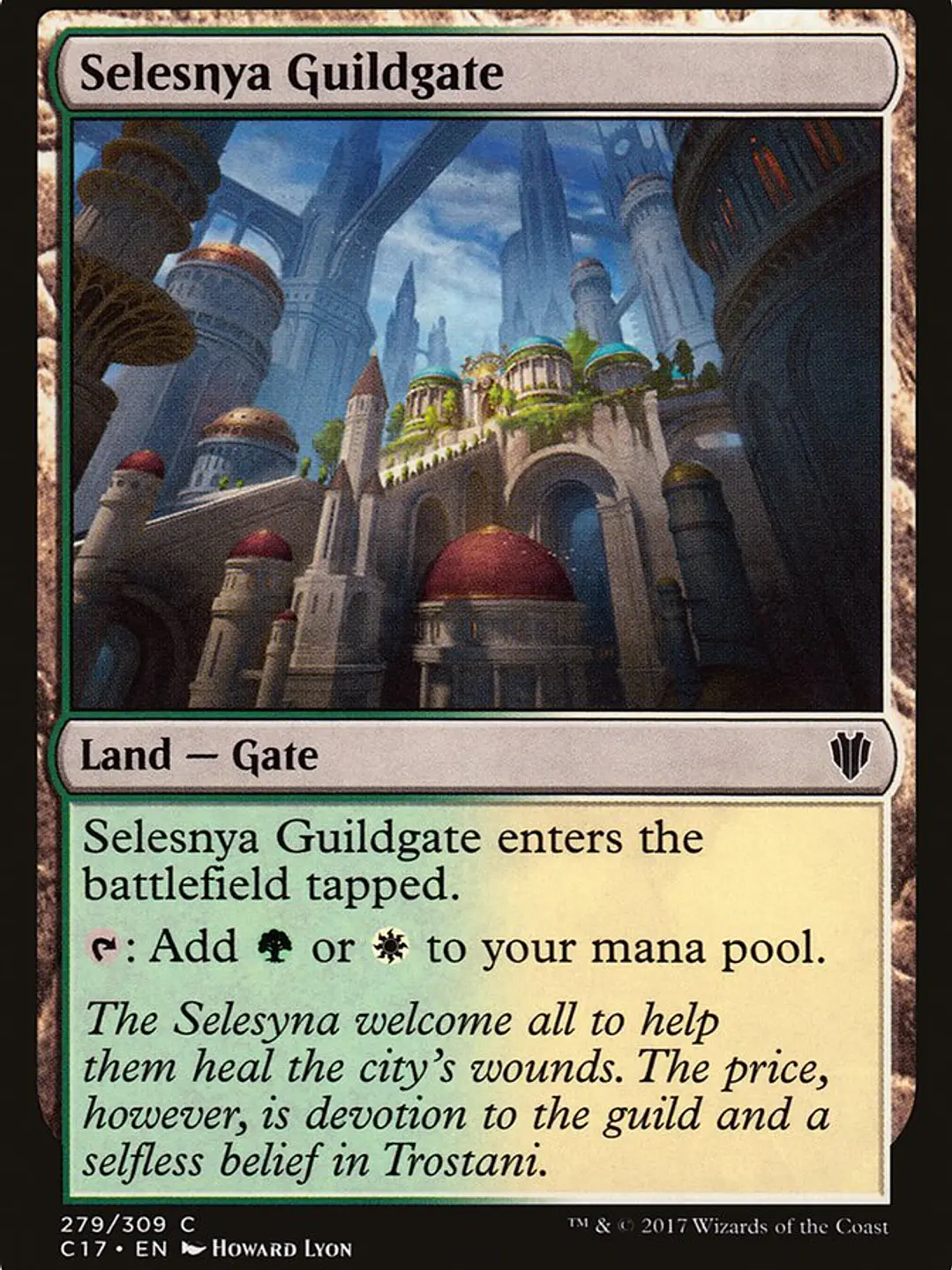 Selesnya Guildgate (Commander 2017) 1