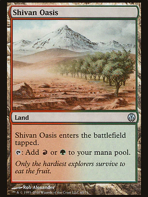 Shivan Oasis (Duel Decks: Phyrexia vs. the Coalition)