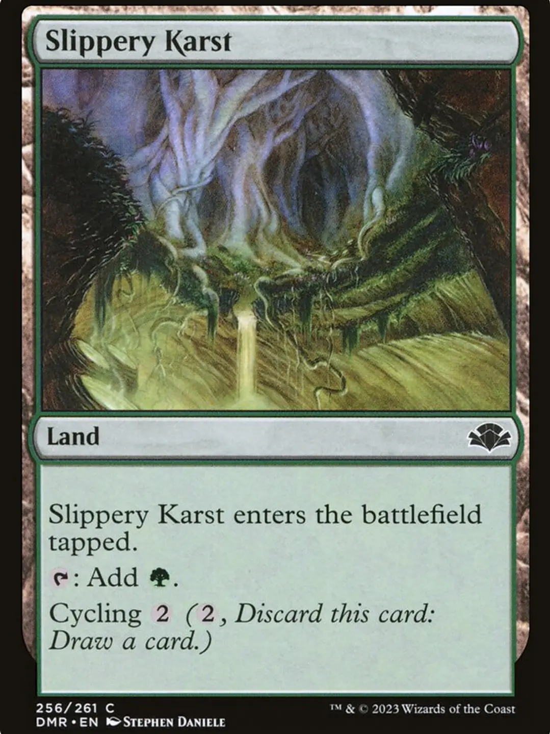 Slippery Karst (Dominaria Remastered) 1
