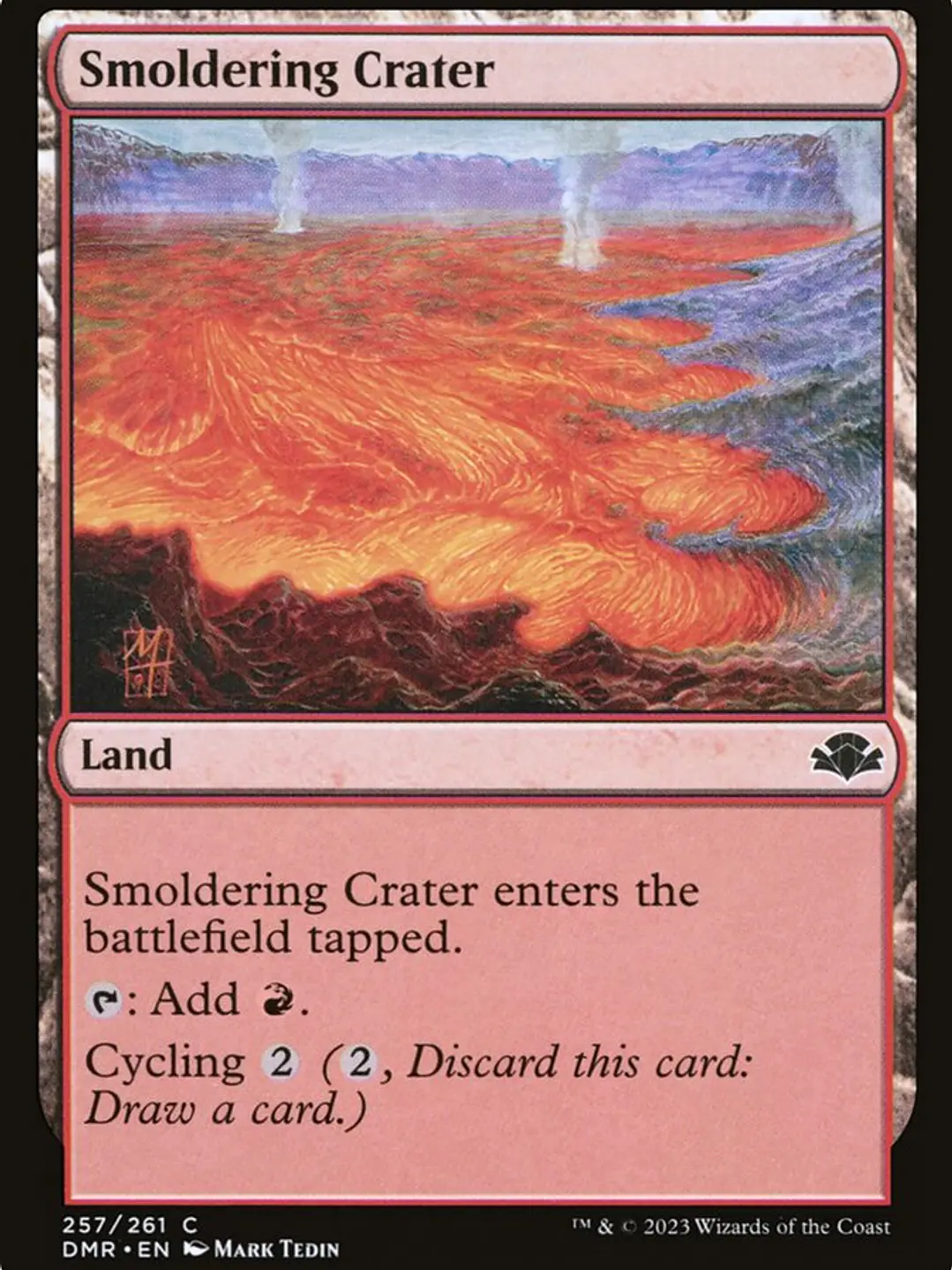 Smoldering Crater (Dominaria Remastered) 1