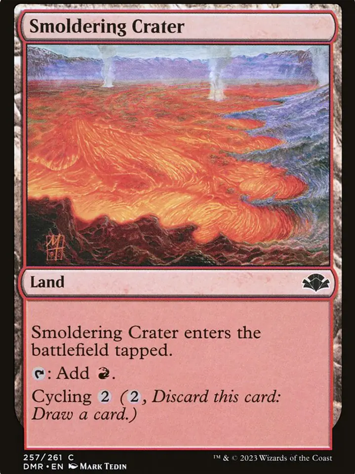 Smoldering Crater (Dominaria Remastered) 1