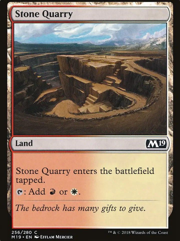 Stone Quarry (Core Set 2019) 1