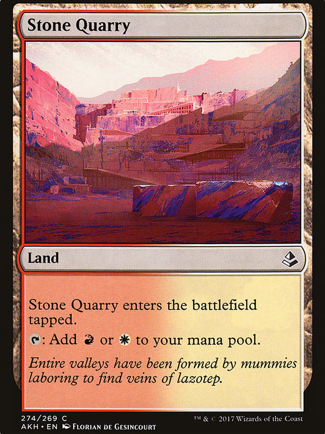 Stone Quarry (Amonkhet) 1
