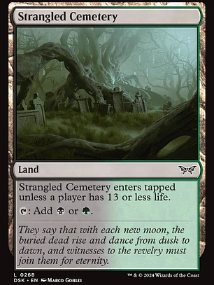 Strangled Cemetery (Duskmourn: House of Horror)