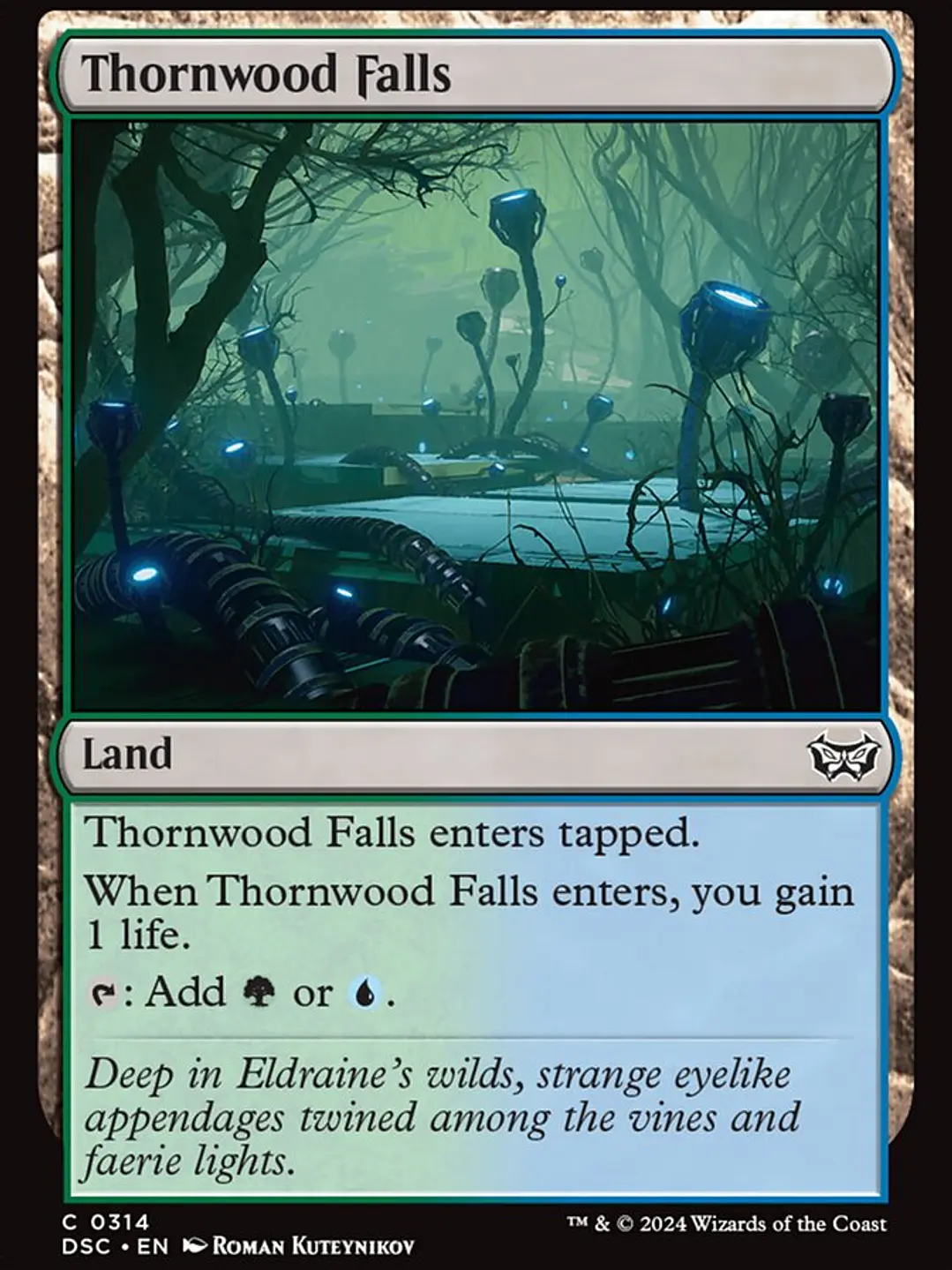 Thornwood Falls (Duskmourn: House of Horror Commander) 1