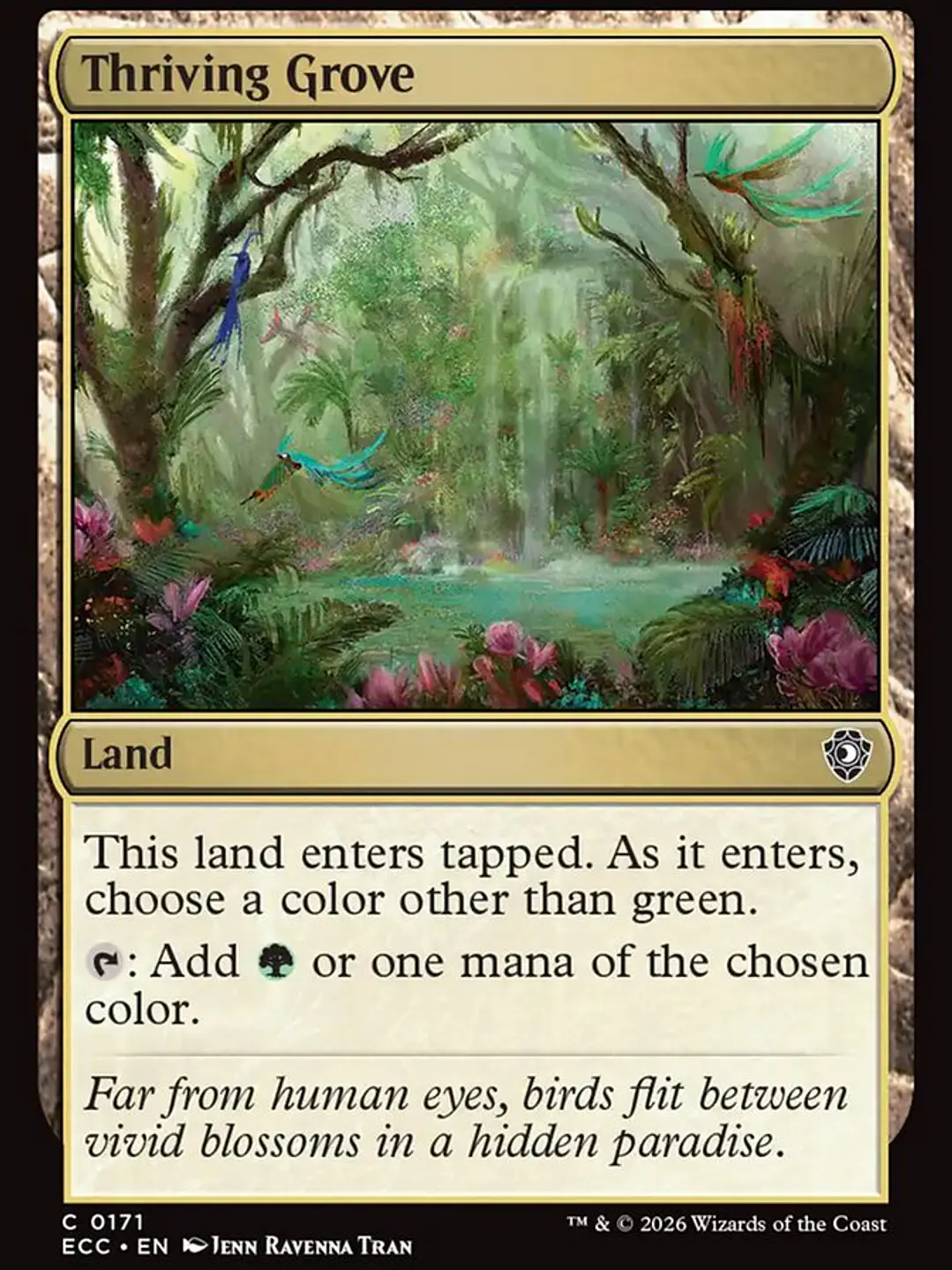 Thriving Grove (Lorwyn Eclipsed Commander) 1