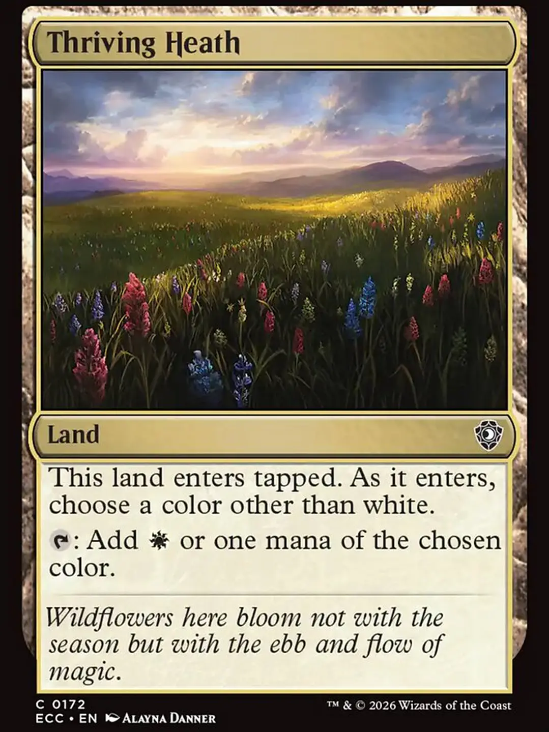 Thriving Heath (Lorwyn Eclipsed Commander) 1