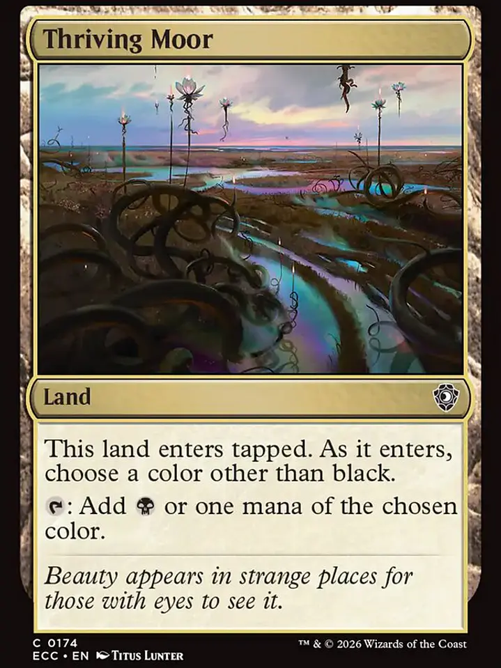 Thriving Moor (Lorwyn Eclipsed Commander) 1