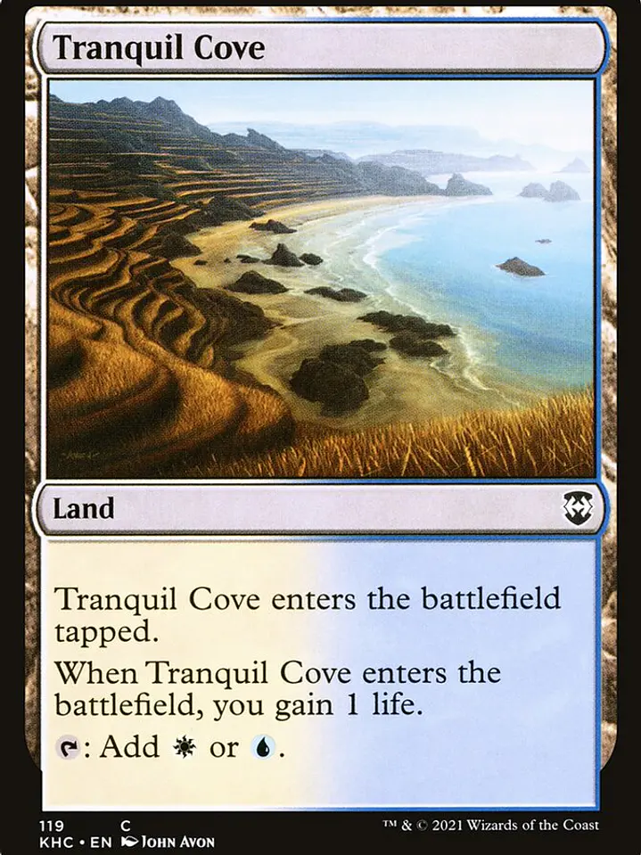 Tranquil Cove (Kaldheim Commander) 1
