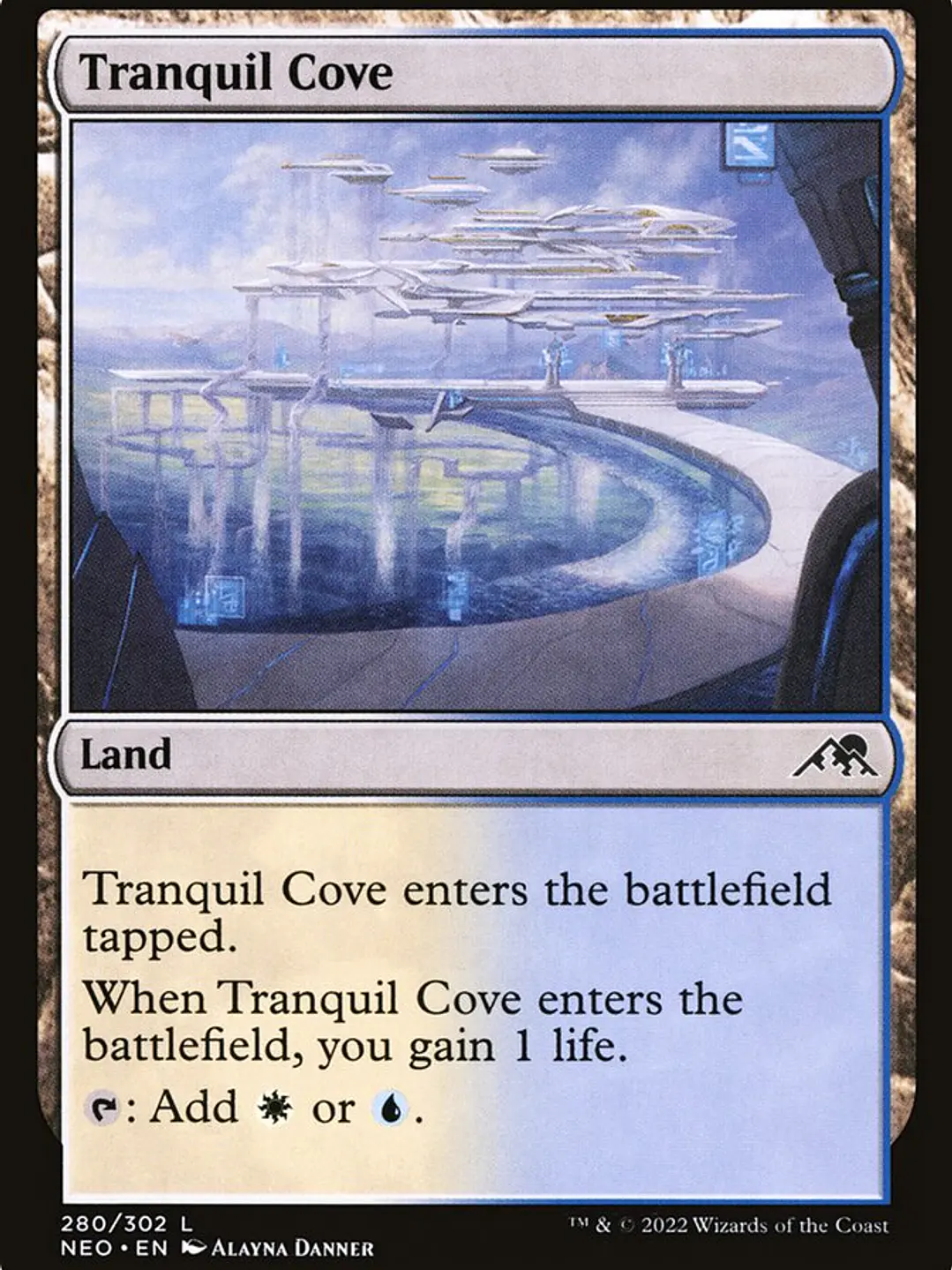 Tranquil Cove (Kamigawa: Neon Dynasty) 1