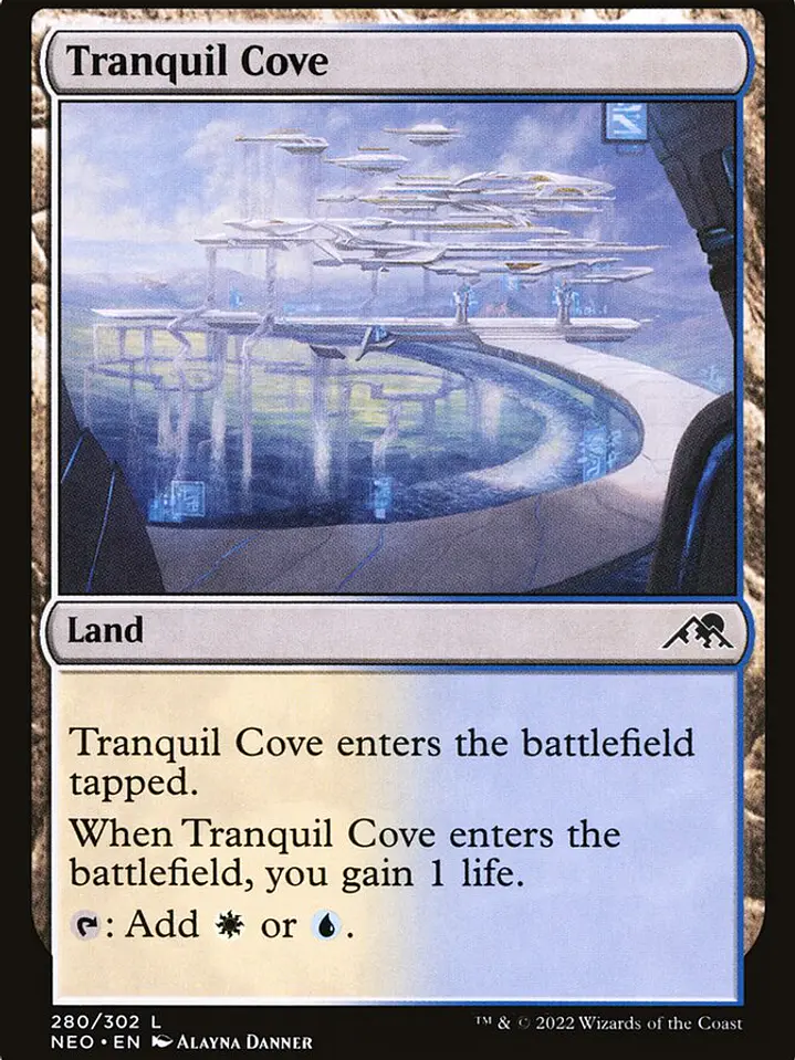 Tranquil Cove (Kamigawa: Neon Dynasty) 1