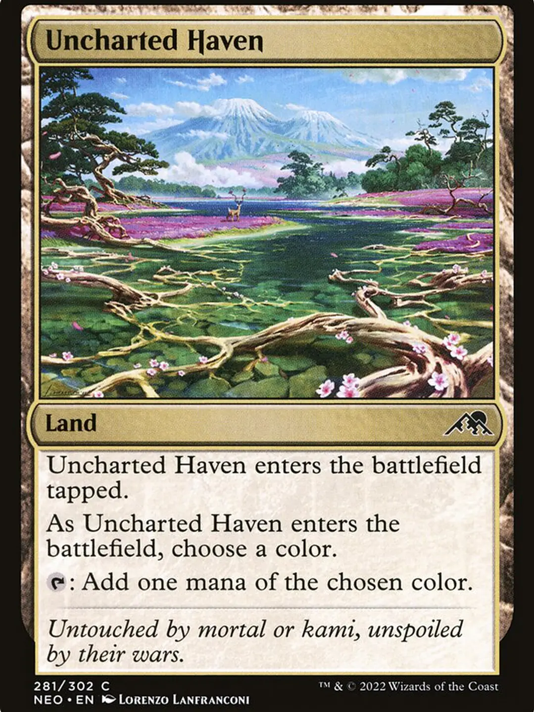 Uncharted Haven (Kamigawa: Neon Dynasty) 1