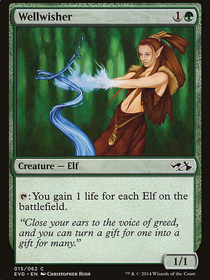Wellwisher (Duel Decks Anthology: Elves vs. Goblins) 1