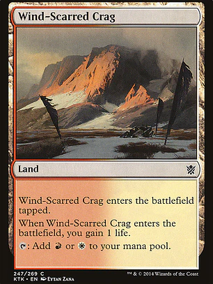 Wind-Scarred Crag (Khans of Tarkir)