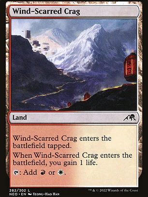 Wind-Scarred Crag (Kamigawa: Neon Dynasty)