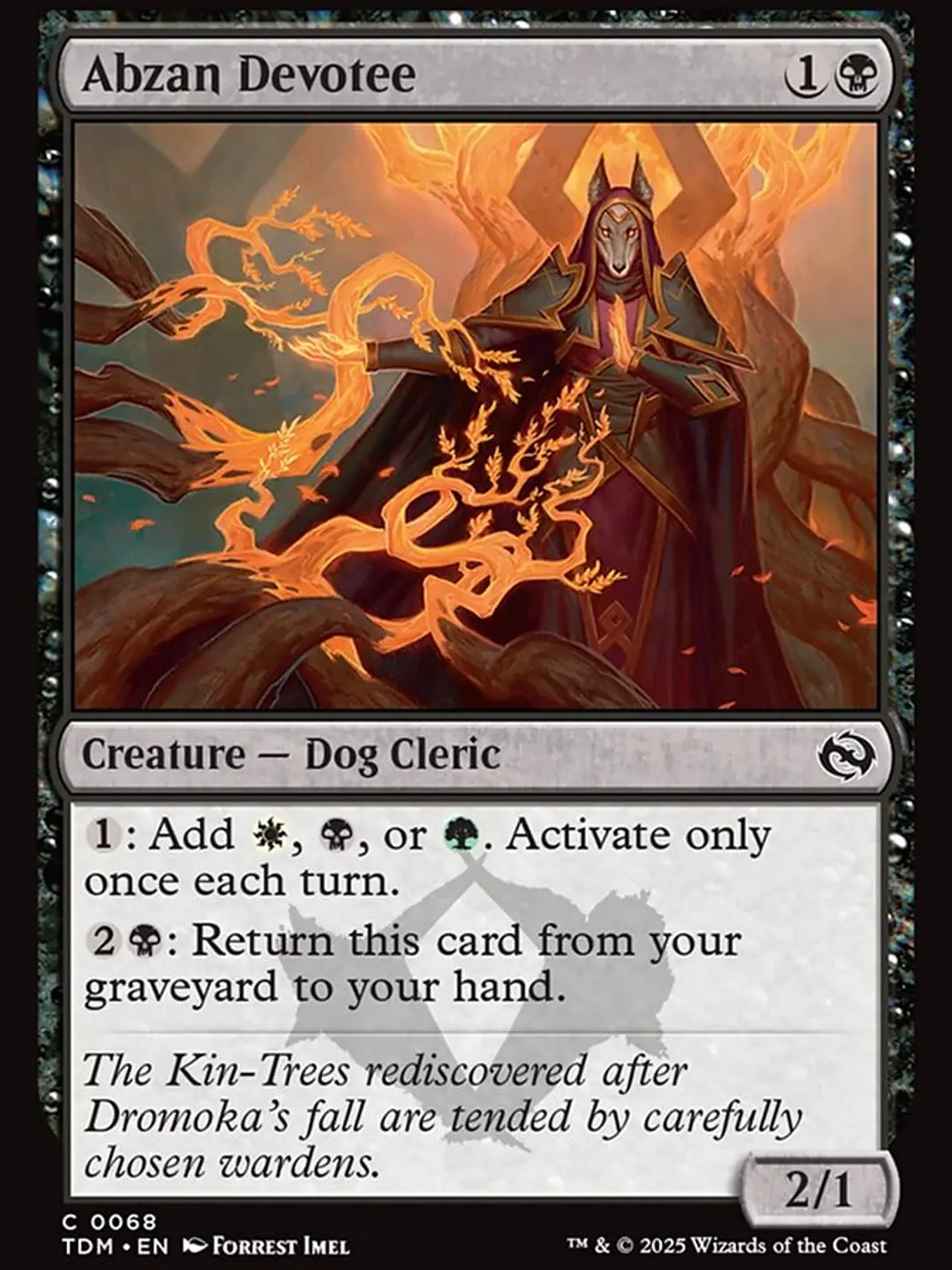 Abzan Devotee (Tarkir: Dragonstorm) 1