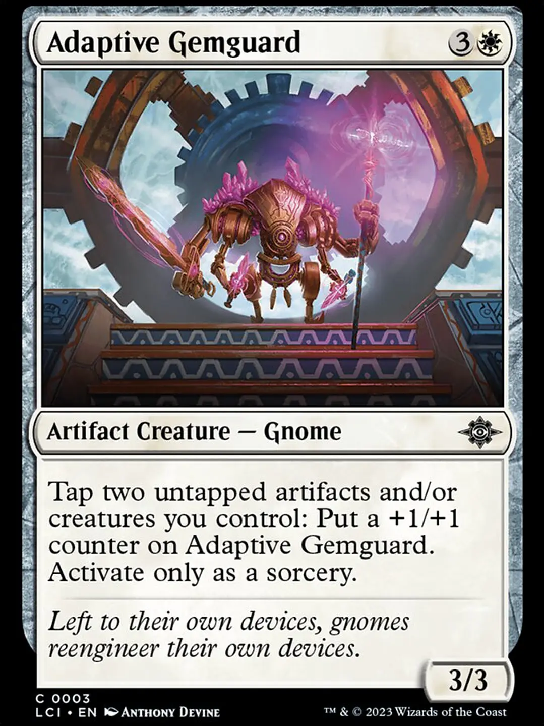 Adaptive Gemguard (The Lost Caverns of Ixalan) 1