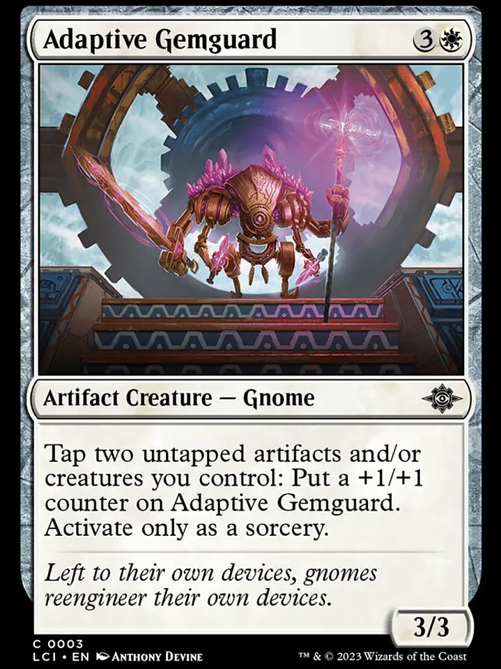 Adaptive Gemguard (The Lost Caverns of Ixalan) 1